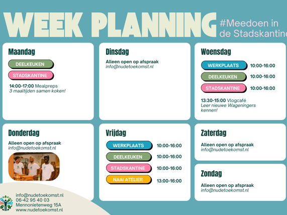 Weekplanning 2026